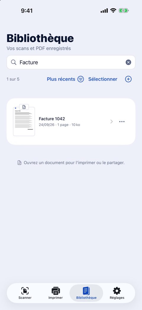 Recherche dans la bibliothèque de Papiruno par un mot contenu dans les documents