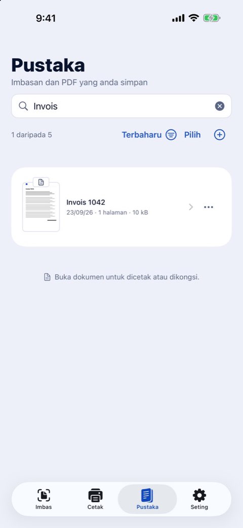 Mencari dalam pustaka Papiruno dengan perkataan di dalam dokumen