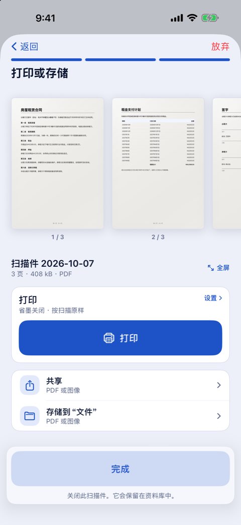 Papiruno 的打印或存储步骤，带有打印按钮